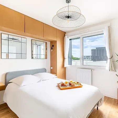 La Belle Rose - Appartement 4 Personnes Proche Gare Bordeaux Bègles Exterior foto